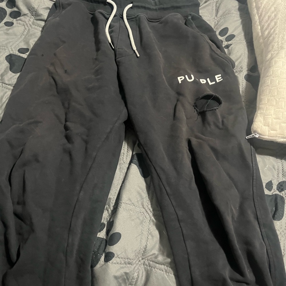 Black Sweatpants with Logo